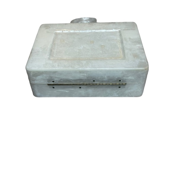 Vintage Wilardly Lucite 1950s Marbleized Pearlized Top Handle Box Purse - Picture 12 of 15